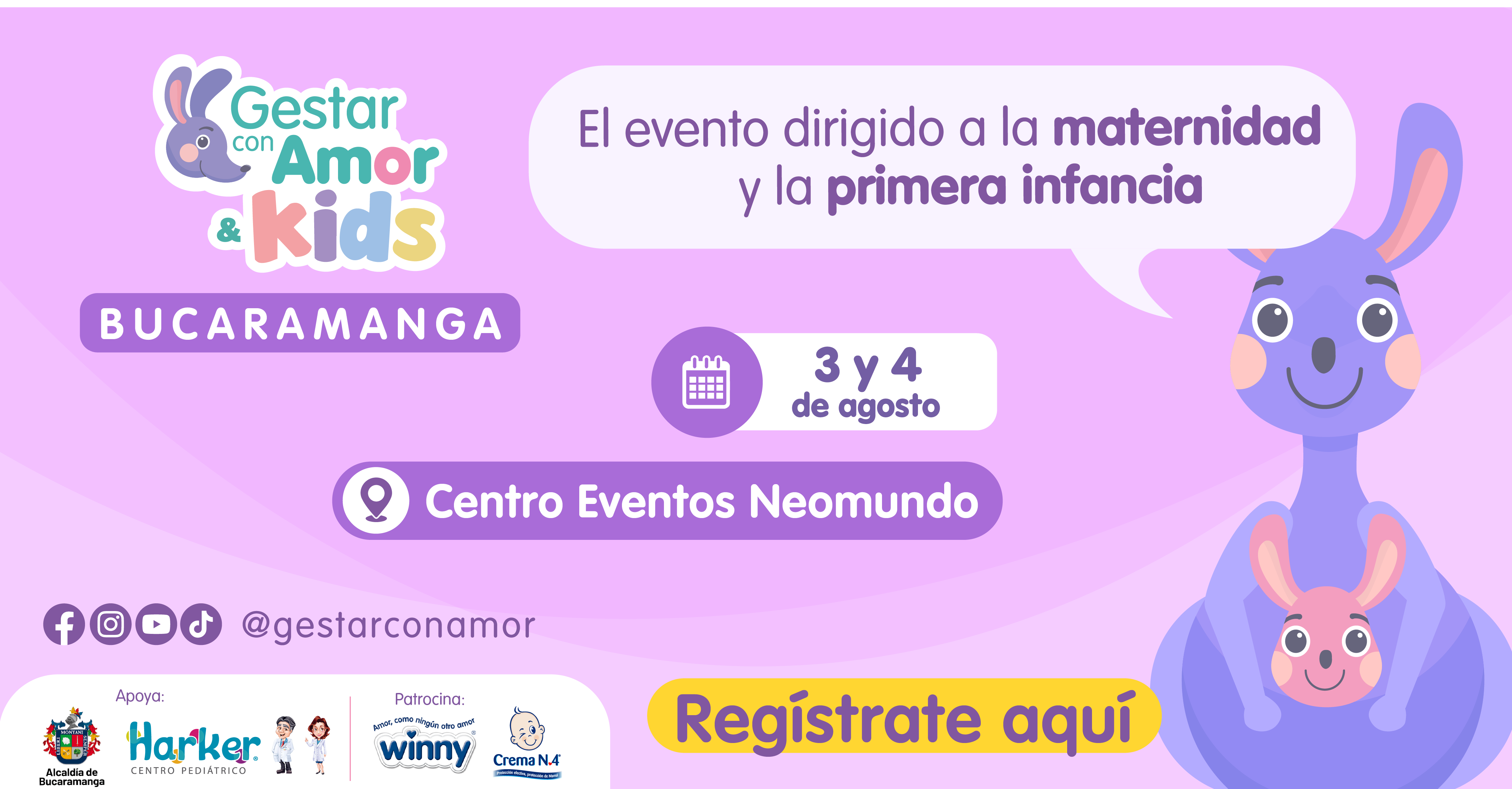 Feria Gestar con amor Bucaramanga - 3 y 4 de agosto